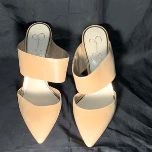 Beige Jessica Simpson Mule